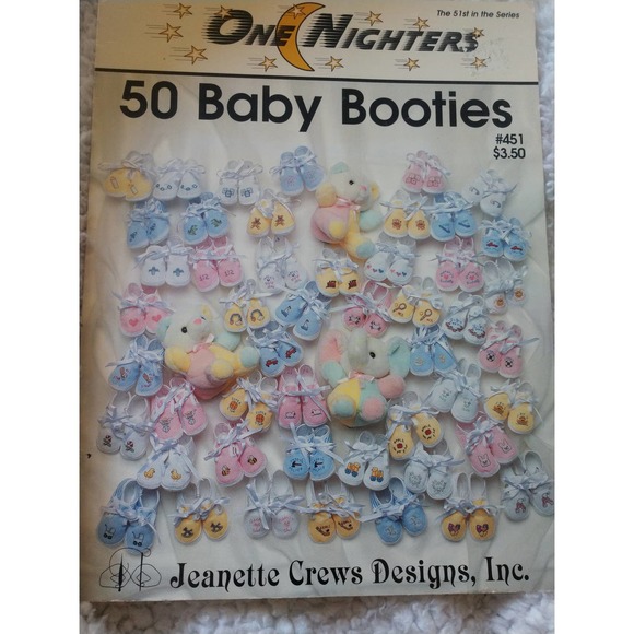 4 Cross stitch Baby Pattern Leaflets - Picture 4 of 7